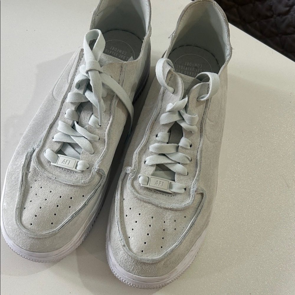 Women's Nike AF1 light gray sneakers,size7
